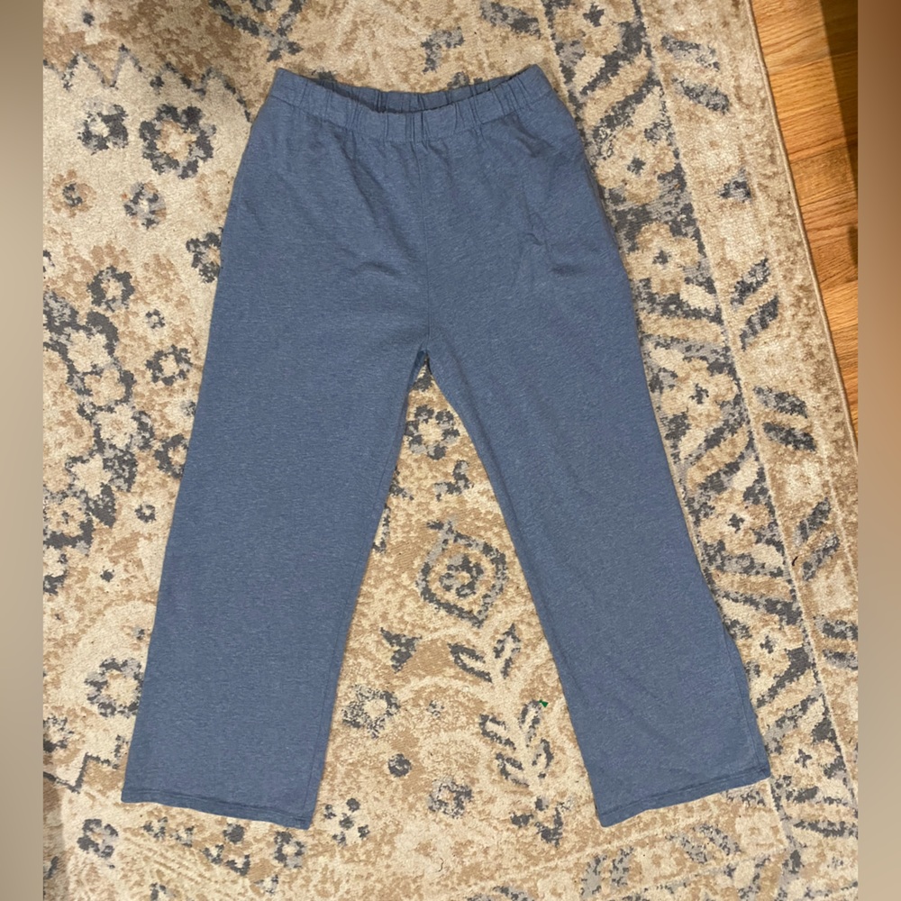 Brandy Melville John Galt Wide Leg Loose Sweatpants Joggers Light Blue Women’s